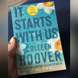 'It Starts With Us' Book - Blue Cover